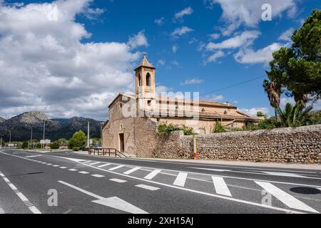 Parish church of s'Esgleieta, Esporles, mallorca, Spain Stock Photo