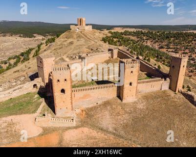 Fortress of Molina de los Caballeros, Molina de Aragon, province of Guadalajara, Spain Stock Photo