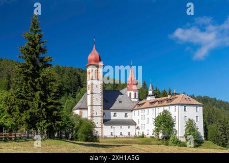 Maria Weissenstein, famous place of pilgrimage in South Tyrol Stock Photo