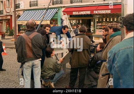 Shooting in Paris Stock Photo