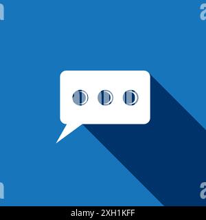 speech bubble icon vector design illustration logo template Stock Vector