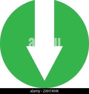 download icon vector illustration simple design Stock Vector