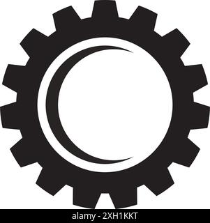 gear logo vector illustration template design Stock Vector