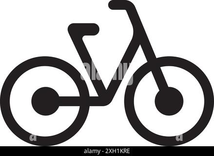 bike icon vector illustration logo design Stock Vector