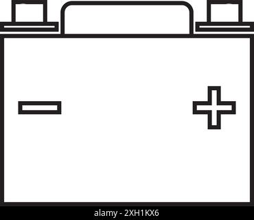 battery icon vector illustration logo design Stock Vector