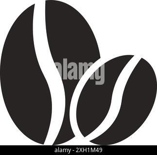 coffee bean vector icon illustration design logo template Stock Vector