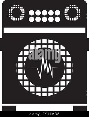 sound system icon vector illustration symbol design Stock Vector