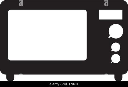 microwave or oven icon vector illustration symbol design Stock Vector