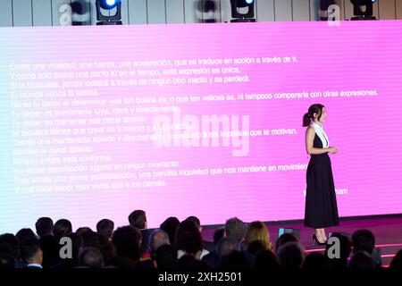 Lloret de Mar. Spain. 20240710,  Victoria Luengo attends Princess of Girona Awards Ceremony at Hotel Melia Lloret de Mar on July 10, 2024 in Lloret de Mar, Spain Stock Photo