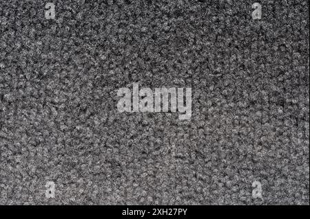 Grey speckled carpet with lines macro close up view Stock Photo