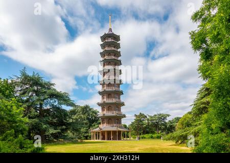 The Great Pagoda, Kew Gardens in Summer Stock Photo