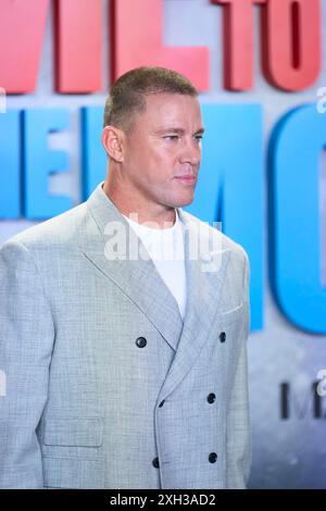 Madrid. Spain. 20240711,  Channing Tatum attends ‘Fly me to the Moon’ Premiere at Cineteca Madatero on July 11, 2024 in Madrid, Spain Stock Photo