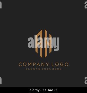 AK Letter logo icon design Stock Vector