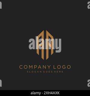 AR Letter logo icon design Stock Vector