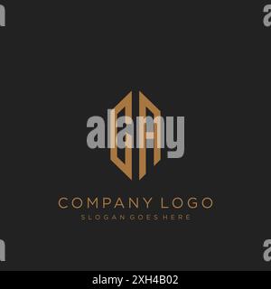 CA Letter logo icon design Stock Vector