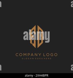 FQ Letter logo icon design Stock Vector