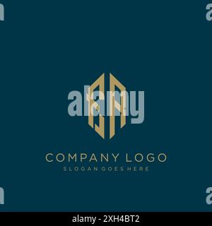 FR Letter logo icon design Stock Vector