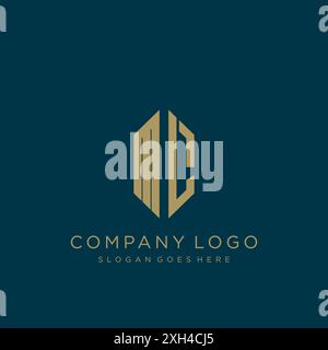 ML Letter logo icon design Stock Vector