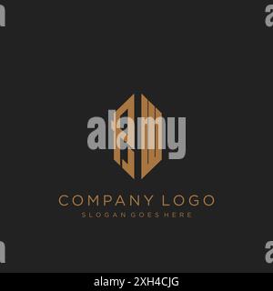PW Letter logo icon design Stock Vector