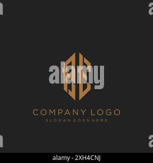 PT Letter logo icon design Stock Vector