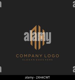 NX Letter logo icon design Stock Vector