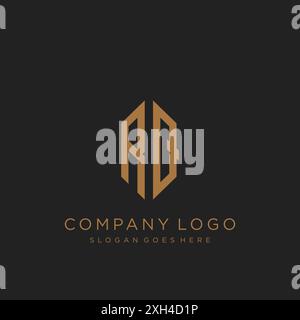 RQ Letter logo icon design Stock Vector