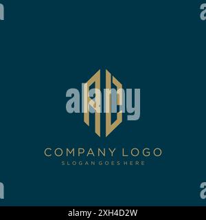 RL Letter logo icon design Stock Vector