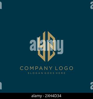 YZ Letter logo icon design Stock Vector