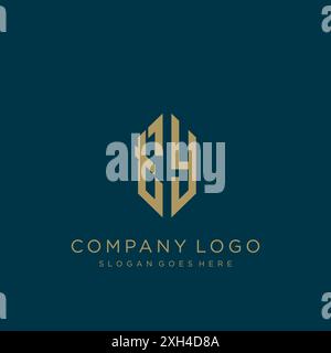 TY Letter logo icon design Stock Vector