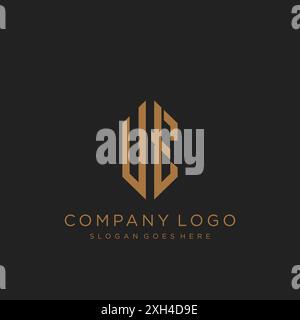 UT Letter logo icon design Stock Vector