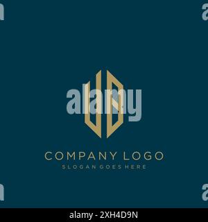 UB Letter logo icon design Stock Vector