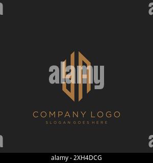 YA Letter logo icon design Stock Vector