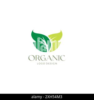 Leaf Organic Logo Vector. Leaf Vector Icon Stock Vector