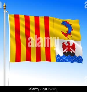 Everflag Tischflagge Provence Alpes Cote D'Azur - 15x25cm Polyester Flagge