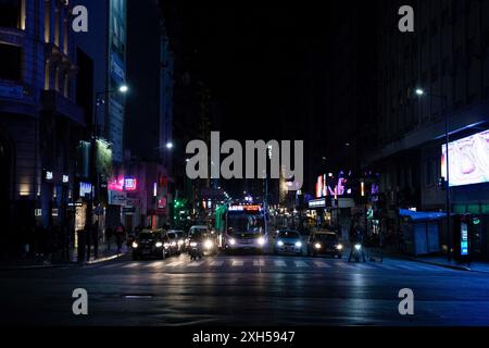 Buenos Aires, Argentina. 10th July, 2024. Nightlife in Buenos Aires, amid a polar cold wave that affects much of the country. July 10th in Buenos Aires, Argentina. (Photo by Francisco Loureiro/Sipa USA) Credit: Sipa USA/Alamy Live News Stock Photo