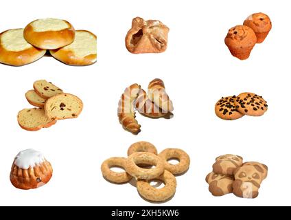Advertising image of confectionery products for the production of banners, billboards, booklets and flyers. Created with GIMP Stock Photo