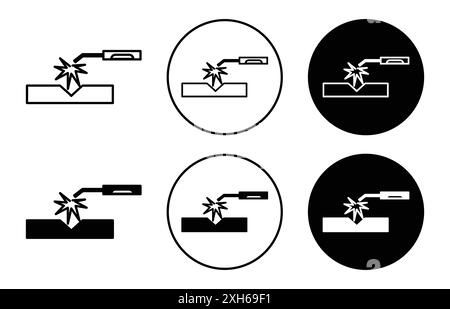welding icon Stock Vector