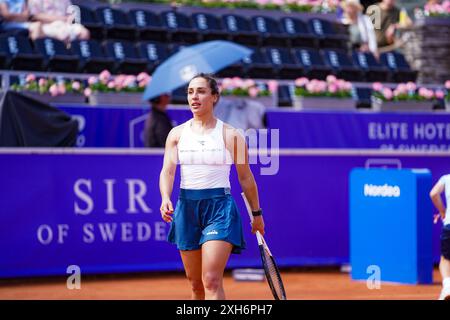 Båstad, WTA 125, Sweden, 07 12 2024, Semi-final Martina Trevisan against Louisa Chirico. Stock Photo