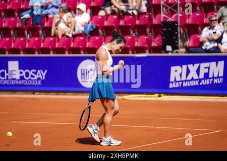 Båstad, WTA 125, Sweden, 07 12 2024, Semi-final Martina Trevisan against Louisa Chirico. Stock Photo