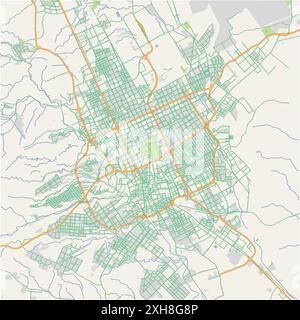 saudi arabia road map Stock Vector Image & Art - Alamy