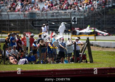 Lexington, Oh, USA. 7th July, 2024. STING RAY ROBB (41) of Payette, Idaho drives on track the Honda Indy 200 at Mid-Ohio at the Mid-Ohio Sports Car Course in Lexington OH. (Credit Image: © Walter G. Arce Sr./ASP via ZUMA Press Wire) EDITORIAL USAGE ONLY! Not for Commercial USAGE! Stock Photo