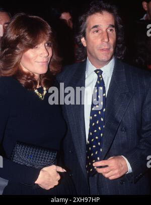 Stacey Weitzman, Henry Winkler, 1989. ph: John Barrett/PHOTOlink/Courtesy Everett Collection  (Henry Winkler Stacey wife7443) Stock Photo