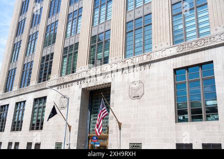 United States Post Office Morgan General Facility New York City Stock Photo