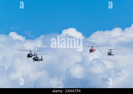 Gazelle Squadron, Formation Aerobatic Display Team, Airshow, England Stock Photo