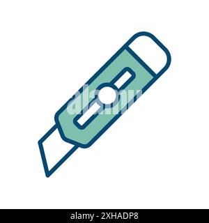 cutter knife icon vector design template in white background Stock Vector
