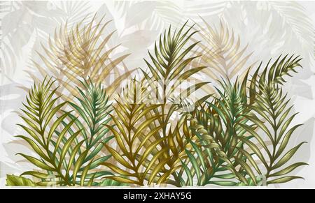 long leaf Stock Vector