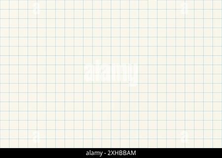Sheet from a checkered notebook, school. Vector illustration background Stock Vector
