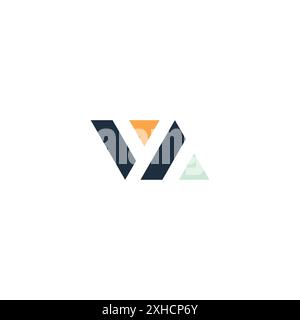 VA Logo Design Vector. Letter VA Icon Stock Vector
