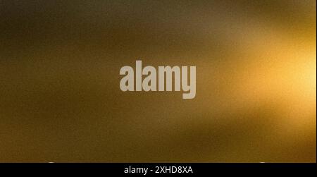 Golden orange bokeh rays on a dark background, abstract, color gradient, rough texture, grainy noise. Stock Photo