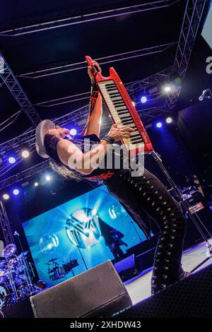 Zagreb, Croatia. 13th July, 2024. Bruce Dickinson concert in Zagreb, Croatia on 13. July 2024. Photo: Mia Slafhauzer/PIXSELL Credit: Pixsell/Alamy Live News Stock Photo